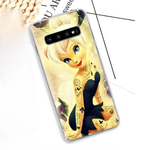 11 «Динь-Динь» Tinkerbell аниме телефонные чехлы для samsung Galaxy S10e S10 плюс S8 S9 плюс S6 S7 край A40 A50 A70 M20 чехол Coque - Цвет: 11