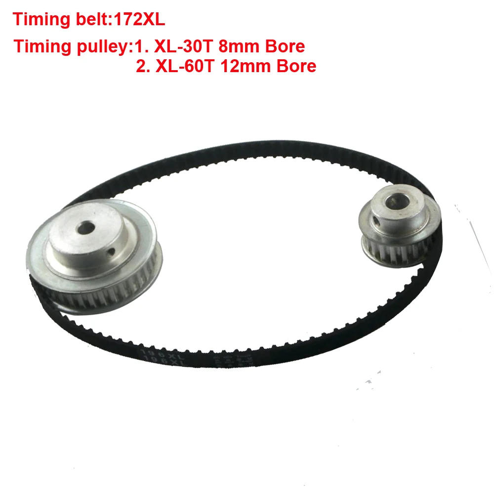 LUPULLEY шкив зубчатого ремня Редуктор типа XL 1:2/2:1 30T 60T Расстояние между центрами 100
