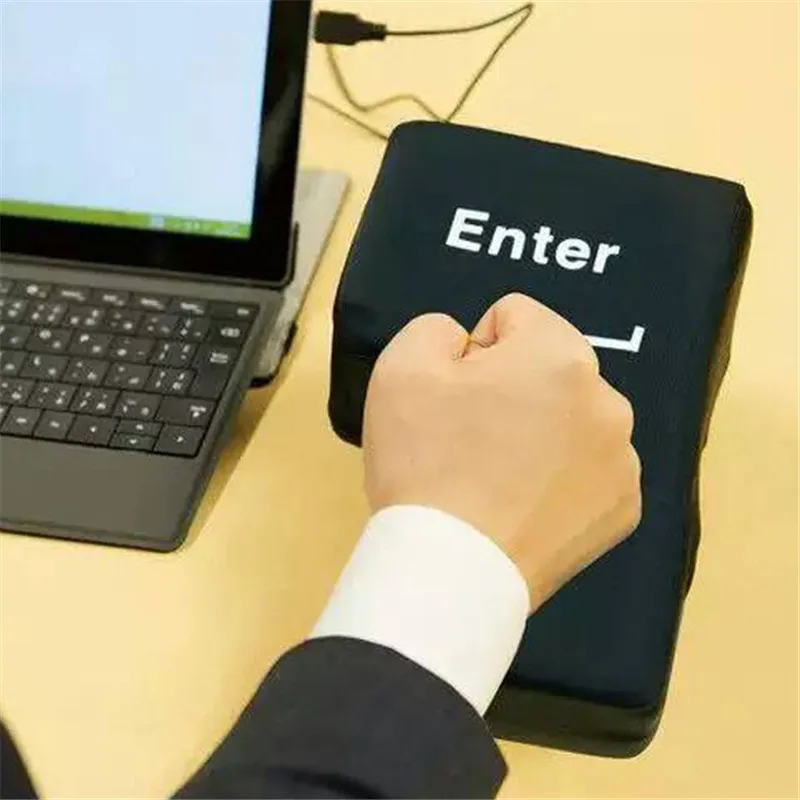 Новинка USB большой ввод ключ антистресс сброс суперразмерный офис стол пена Nap