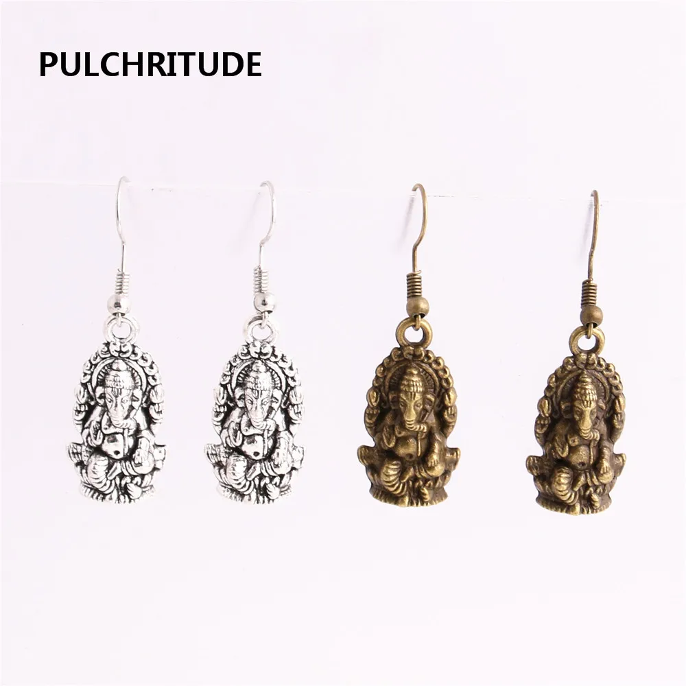 PULCHRITUDE 20 шт./лот металлический сплав цинк Будда подвеска подвески серьги сделай
