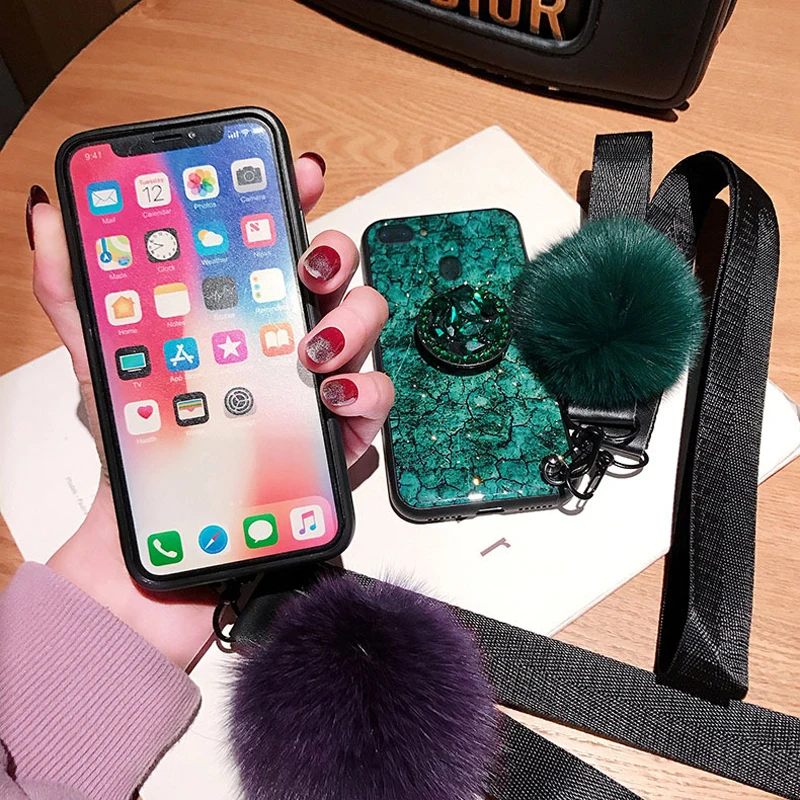 Роскошный стильный чехол для OPPO R17 R11 R11S R9S Plus R15 Dream 3D Crystal Airbag кронштейн ТПУ Oppo K1 R15X