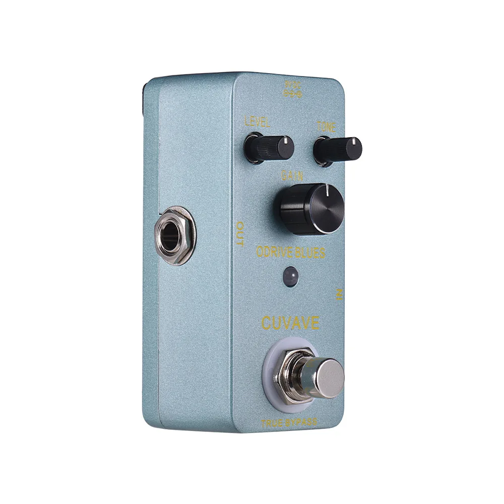 Blues музыка Стиль педаль для гитарного эффекта овердрайв оригинальный байпасс