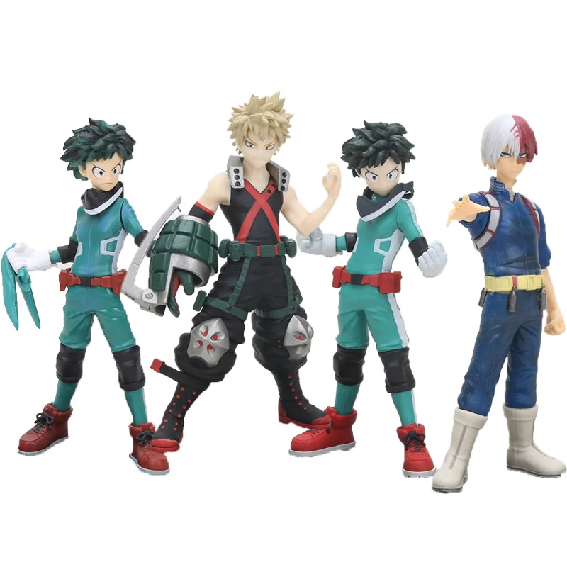 15 см аниме DXF мой герой Brinquedos Midoriya Izuku Bakugou Katsuki фигурку ПВХ Коллекционная модель