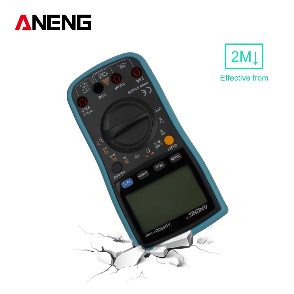 ANENG AN860B+ 6000 отсчетов мультиметр цифровой тестер мультиметр транзистор тестер цифровой мультиметр аналоговый