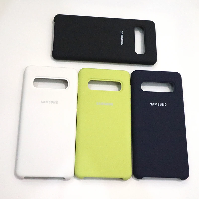 Чехол для Samsung S10 lite Оригинальный чехол из жидкого силикона шелковистый мягкий на