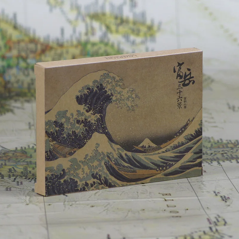 36 шт. в одном открытка Katsushika Hokusai Эдо эпоха Японии укиё Рождественская