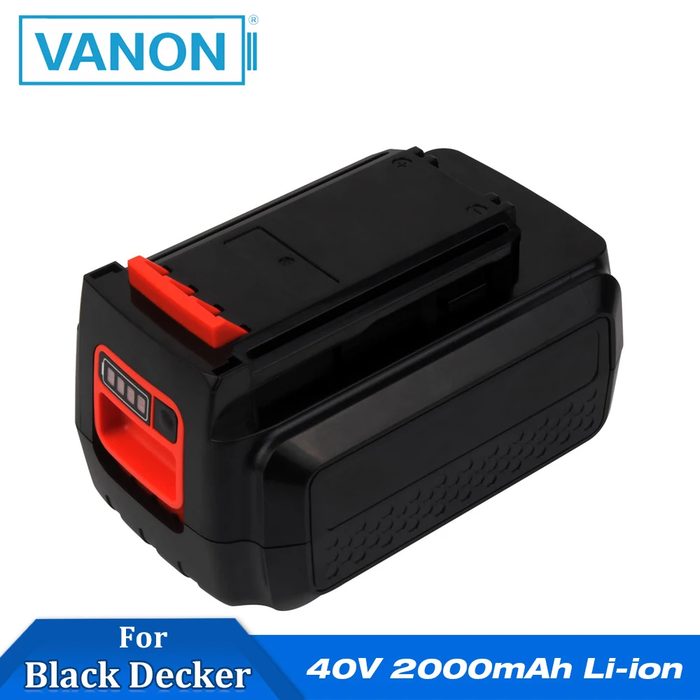VANON для Black Decker LBXR36 40V 2000mAh литий ионная аккумуляторная электроинструменты MAX