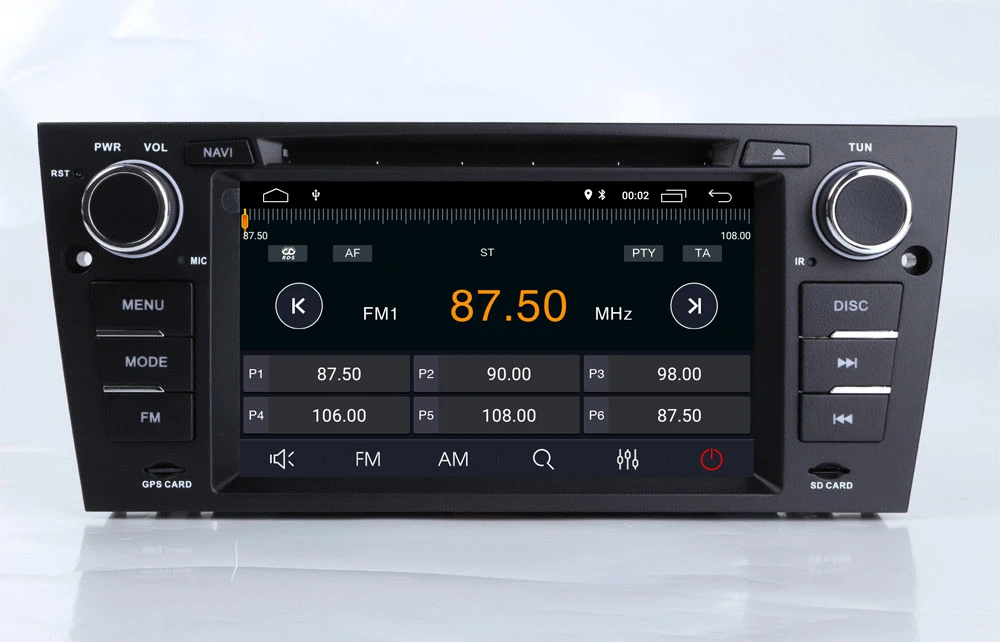 7 дюймовый Android 9 0 четырехъядерный автомобильный DVD GPS плеер для BMW E90 E91 E92 E93