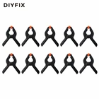 DIYFIX 10 шт 2 дюйма 65 мм A-type пластиковые нейлоновые регулируемые зажимы для работы по дереву пружинный зажим DIY инструмент для рукоделия