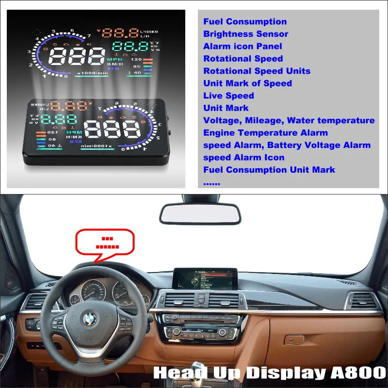 Автомобильный HUD для BMW 3 E46/GT/F30/F31 дисплей на голову электронные аксессуары