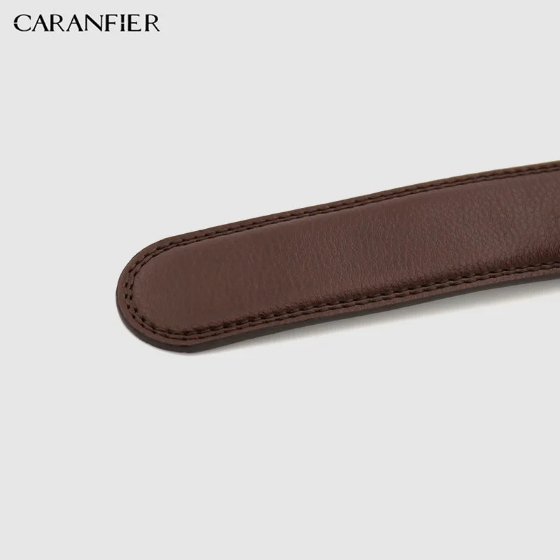 CARANFIER ремень дизайнер автоматическая пряжка натуральной кожи Для мужчин