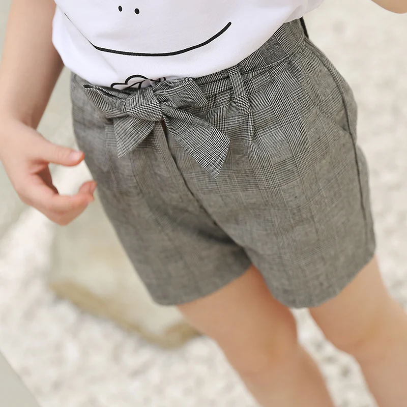 Шорты для больших мальчиков и девочек повседневные штаны из 100% хлопка летняя