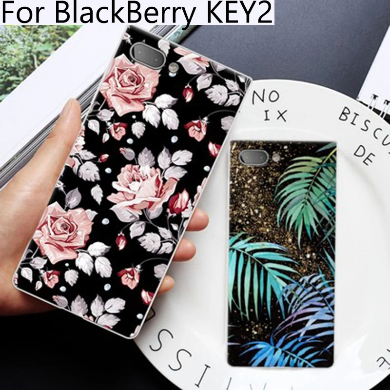 Чехол для BlackBerry KEY2 мягкий чехол накладка с рисунком из мультфильма KEY 2 Black Berry s