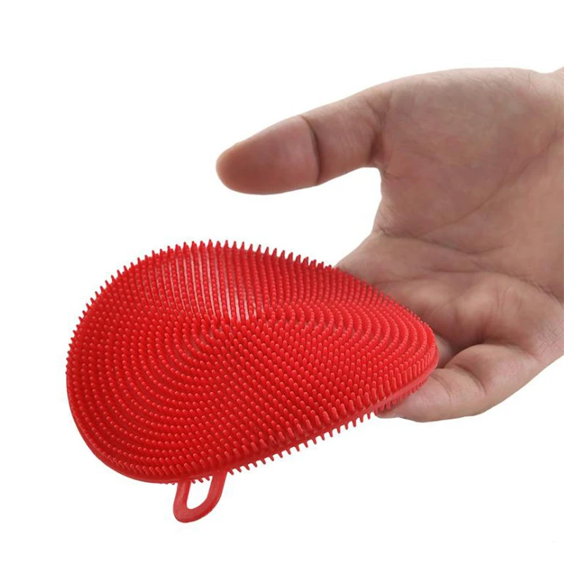 Волшебная силиконовая чаша для посуды многофункциональная Чистящая щетка губка