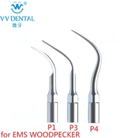 new 3pcslot ultrasonic scaler dental tips p1 p3 p4 with ems woodpecker dental tooth whitening dental tools
