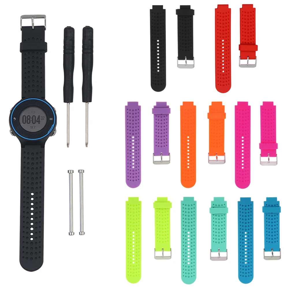 

For Garmin Forerunner Replacement 230/235/630/220/620/735 Universal Watchband adjustable wristwatch band durable