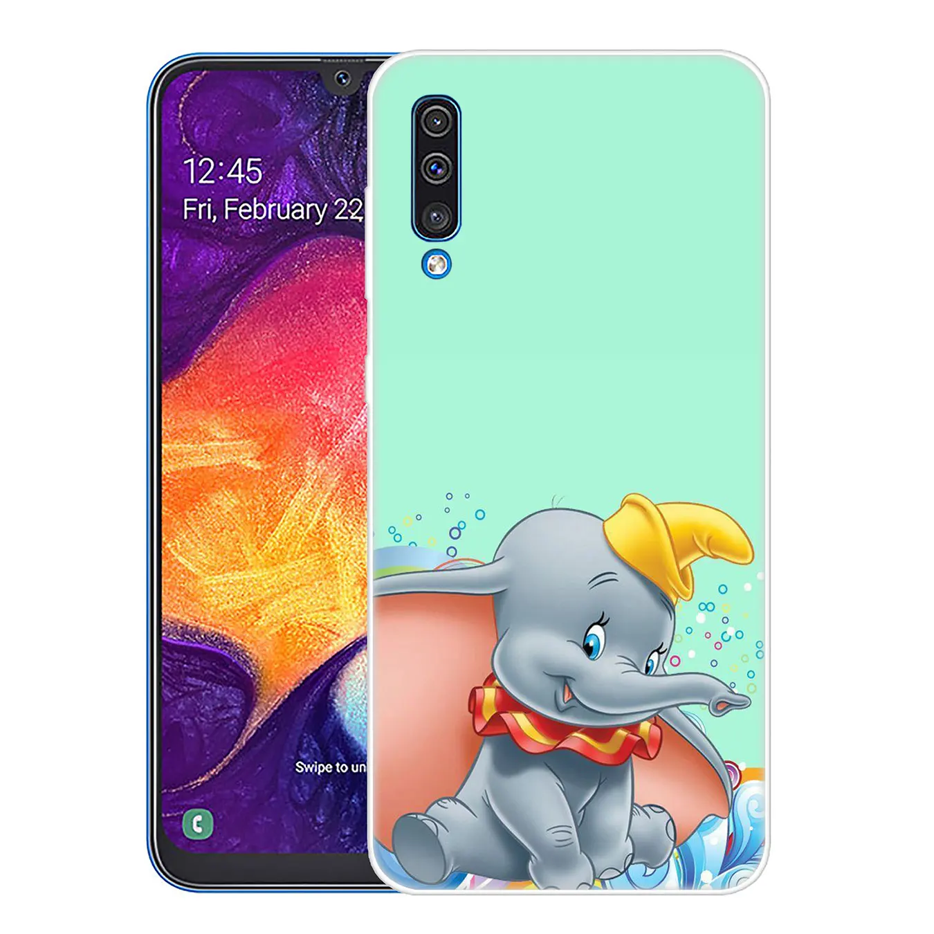 Твердый прозрачный чехол для телефона Lavaza Dumbo elephant Samsung Galaxy A10 A20 A30 A40 A50 A60 A70 M40 M30 M20