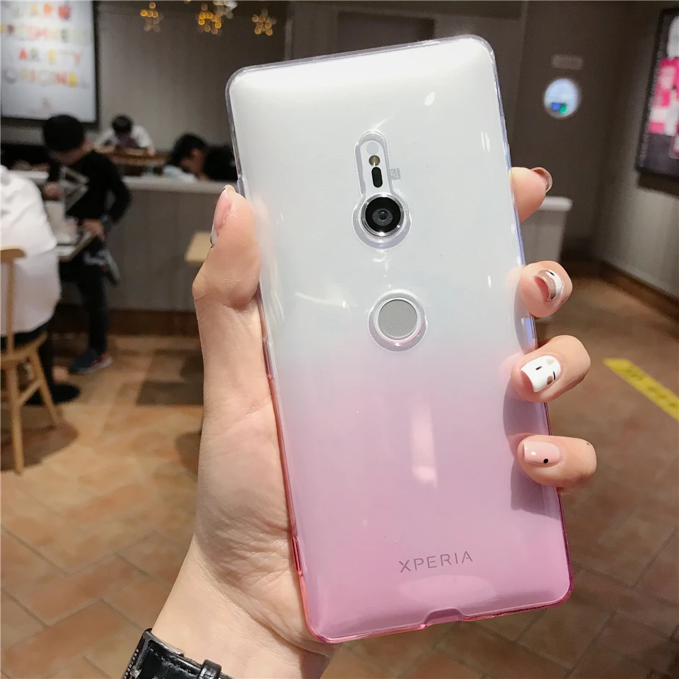 Сумерки Радуга Цвет чехол для sony XZ XZ1 XZ2 XZ3 XZ4 компактный Z5 C6 Xperia X XA XA1 XA2 XA3 ультра ТПУ