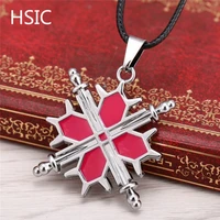 hsic dropshipping hot anime knight metal necklace pendant cosplay accessories gifthsic 10481