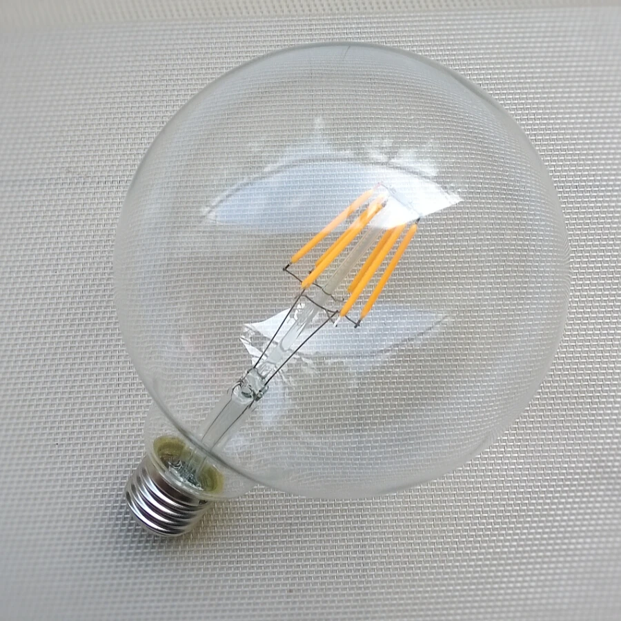 Диммируемая/недиаммируемая Светодиодная лампа накаливания G125 4 Вт 6 8 10 E27 220 в 230 240