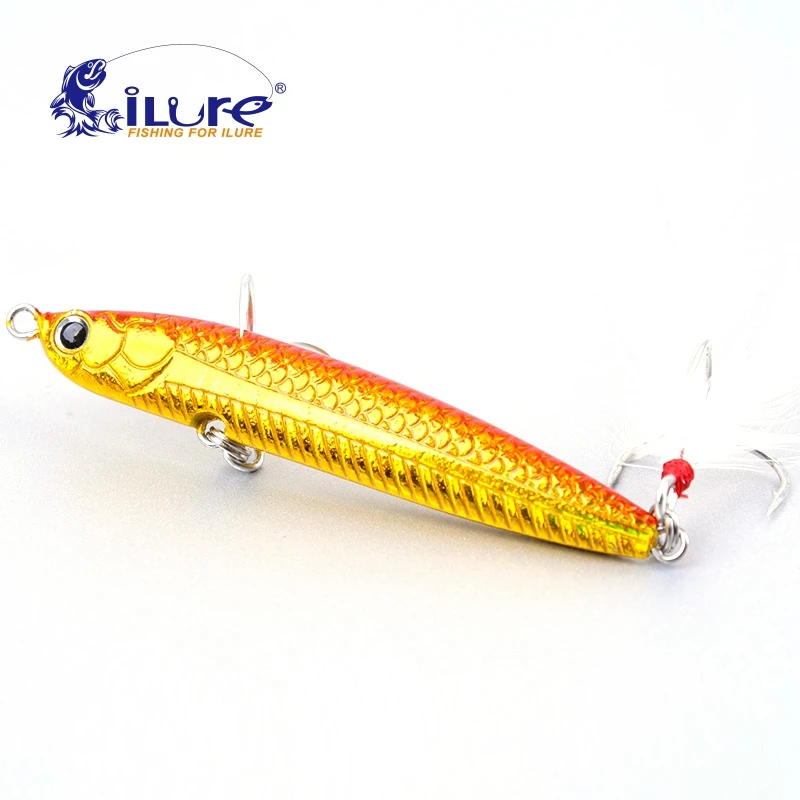 ILure морские замки рыболовная приманка 20 г/30 г shad Стеклянный Карандаш рыболовные