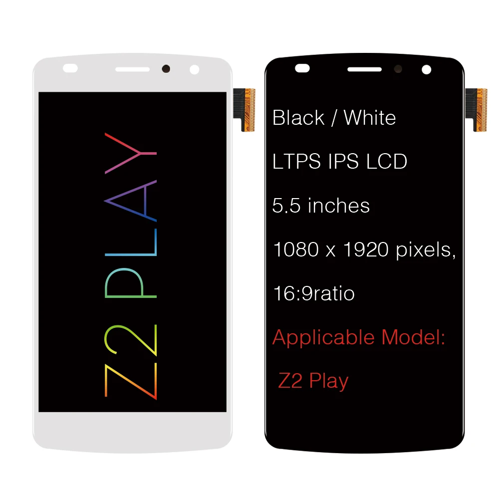 5 дюймов OLED AMOLED LCD для Motorola Moto Z2 Play XT1710 ЖК дисплей сенсорный экран матрица панель