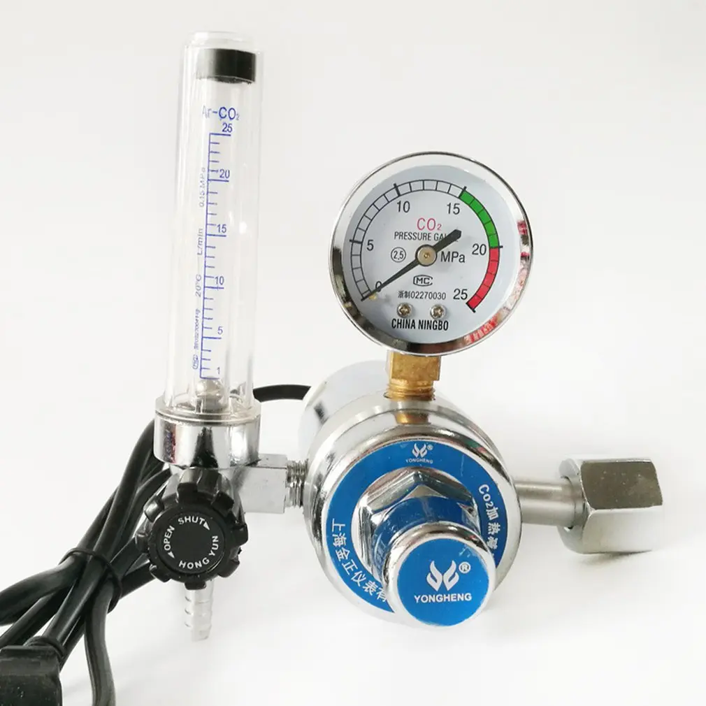 ЕС Plug 36 В CO2 комплект декомпрессии Таблица двуокиси углерода метр проверить