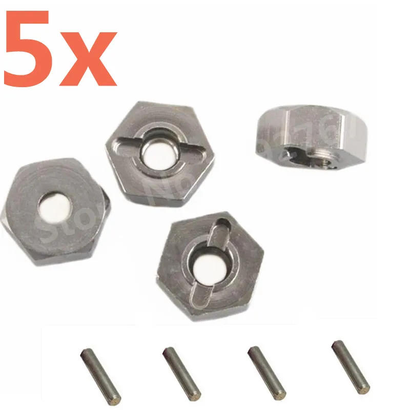 Оптовая продажа 5 упаковок/партия 4 шт. упак. HSP алюминиевые колеса с шестигранной