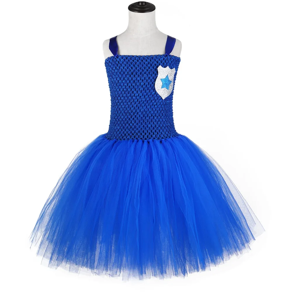 Kids Rabbit Police Costume Tutu Dress Cute Girls Bunny Policewoman Cartoon Cosplay Birthday Outfit Role Play Clothes Clothing | Детская