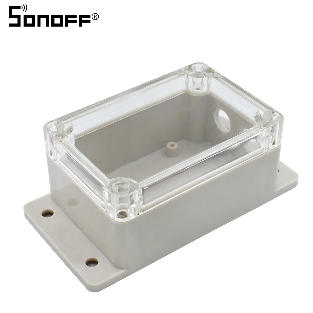 SONOFF IP66 распределительная коробка водонепроницаемый чехол водостойкий для SONOFF Basic RF TH16 TH10 POW двойной WiFi переключатель открытый светильник