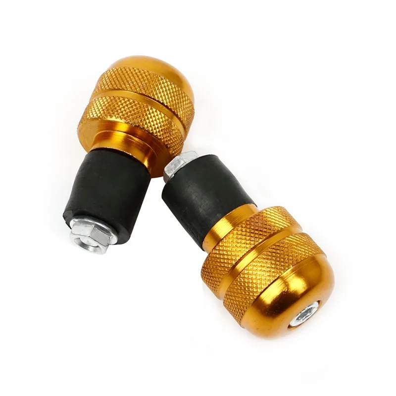 2x 7/8 &quotмотоциклетная Антивибрационная рукоятка Торцевая Заглушка с