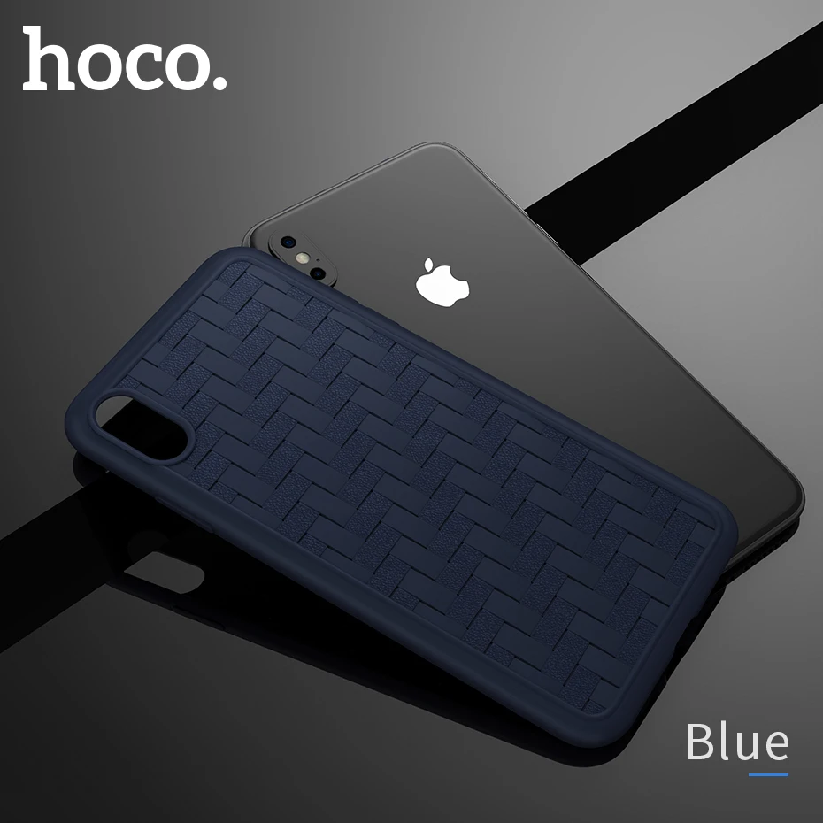 Роскошный сетчатый тканевый чехол HOCO для iPhone Xs Max XR, мягкий силиконовый чехол из ТПУ для iPhone Max Xs, Apple X, чехол