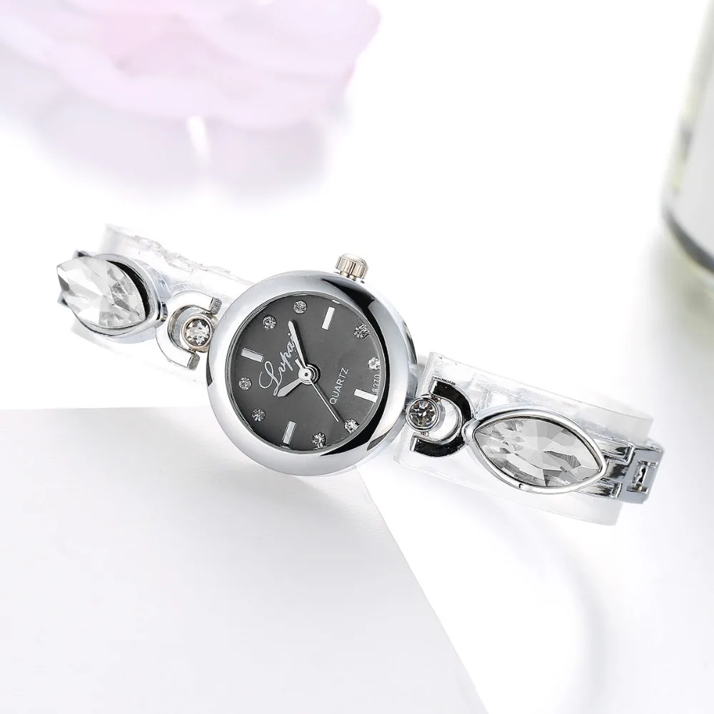 Новое Поступление Lvpai Люксовый Бренд Женщины Часы Браслет Платье Lady Gold Горный