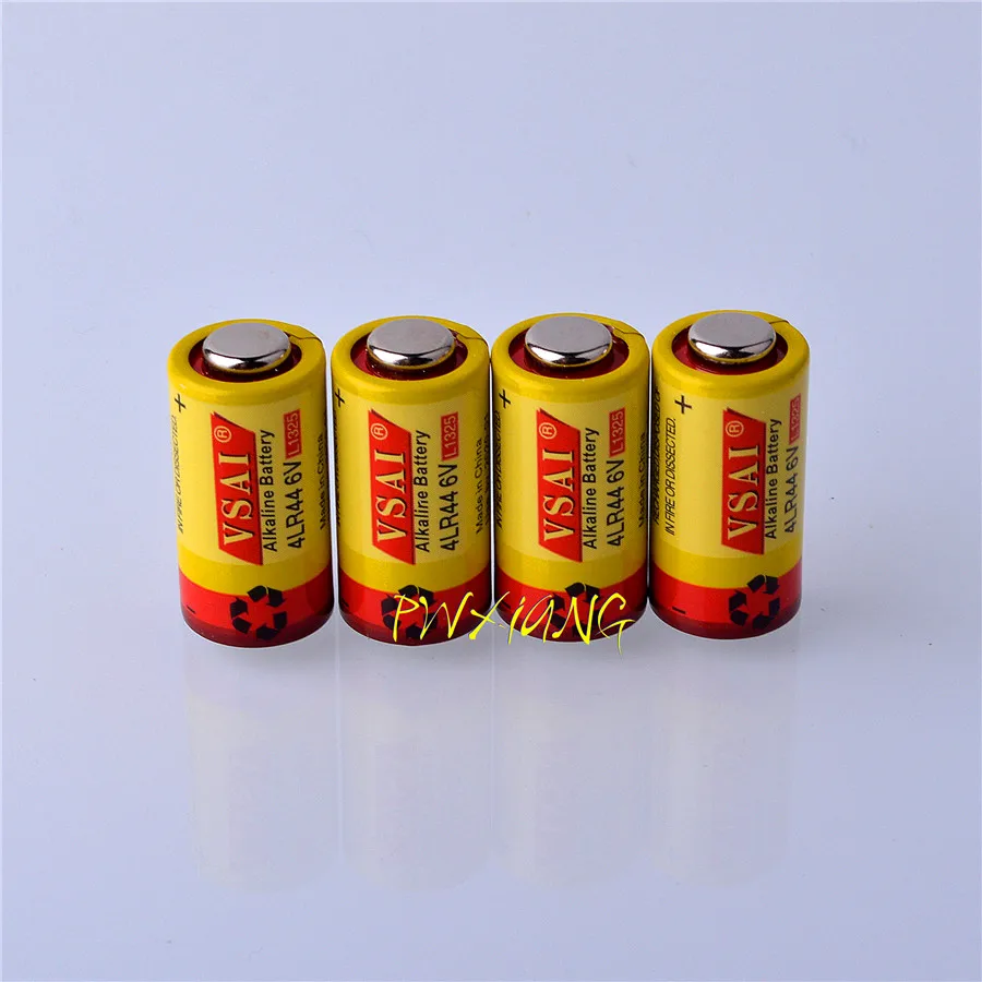 Высокое качество 4 шт. аккумуляторные батарейки 4LR44 L1325 PX28A 476A A544 28A для собак 6