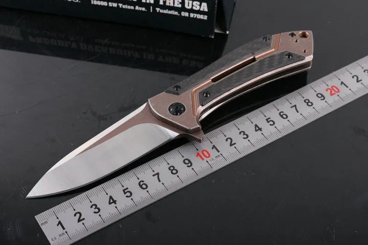 MIKER ZT 0801 CF шарикоподшипник складной нож M390 лезвие из стали + ручка углеродного