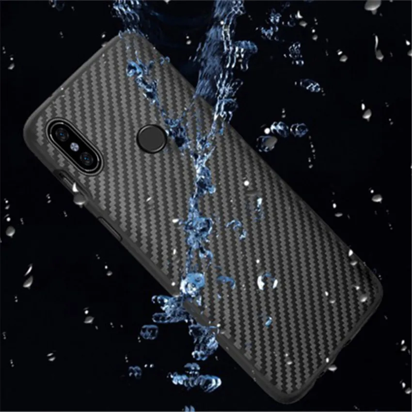 Чехол из углеродного волокна для Meizu Note 9 мягкая силиконовая защитная задняя