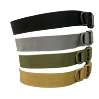 4 colors waistbelt nylon plastic buckled adjustable belt waistband for camping hiking outdoor training sports tactical hunting