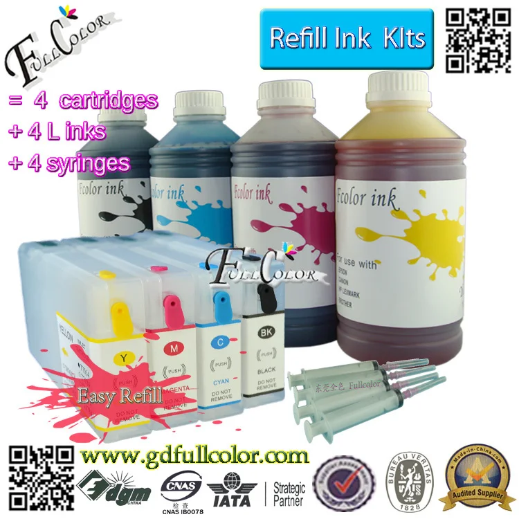 

T7901 - T7904 Ink Refll Kits For Empty Cartridge / Dye Ink / Syringes
