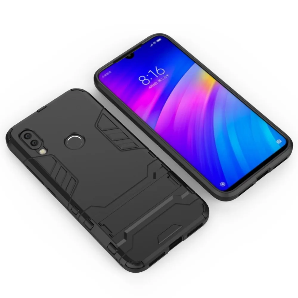 Противоударный защитный чехол для Xiaomi Redmi 7 6 6A 5 5A 4 4X жесткий шт силиконовые чехлы