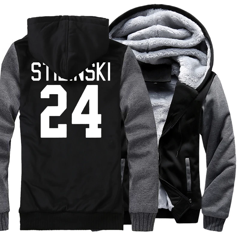 STILINSKI, 24 принта, модная, хип-хоп,, зимняя, толстая, с капюшоном, для мужчин, для подростков, волк, мужская спортивная одежда, Harajuku размера плюс, 5XL, толстовки, куртки - Цвет: gray black