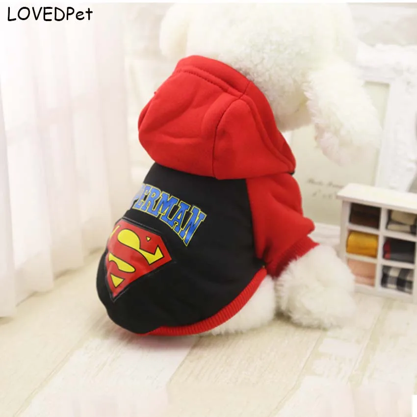 Теплая одежда для той терьера чихуахуа Померанская собака свитер с капюшоном