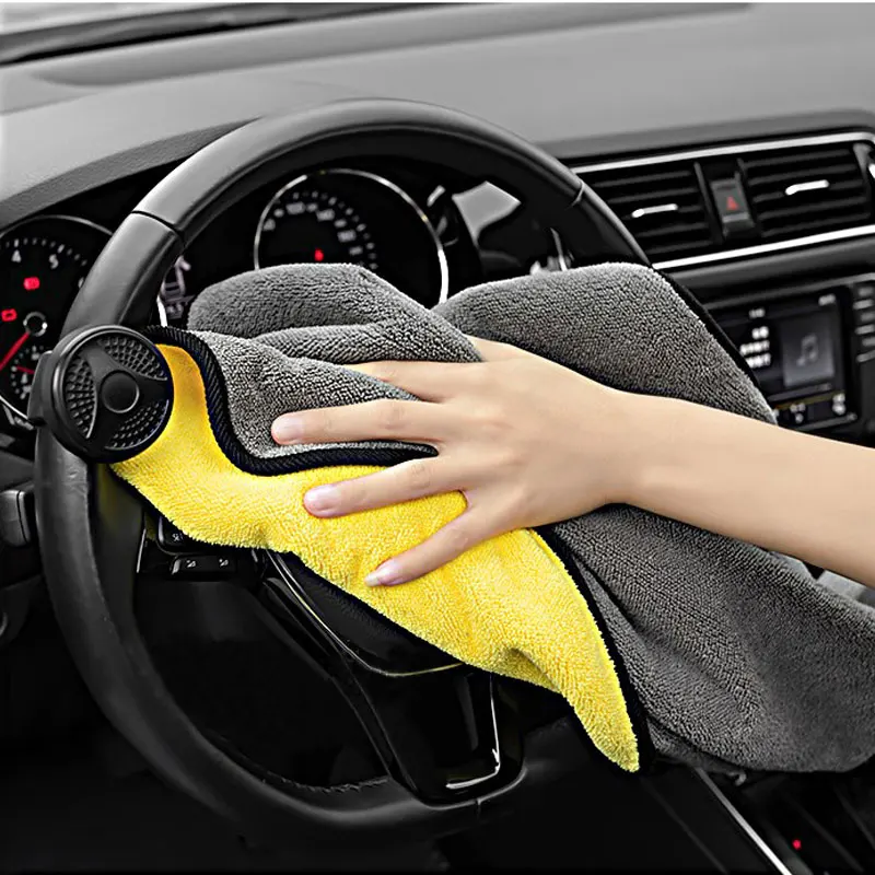 Полотенце из микрофибры впитывающее средство для мытья автомобиля | Автомобили и
