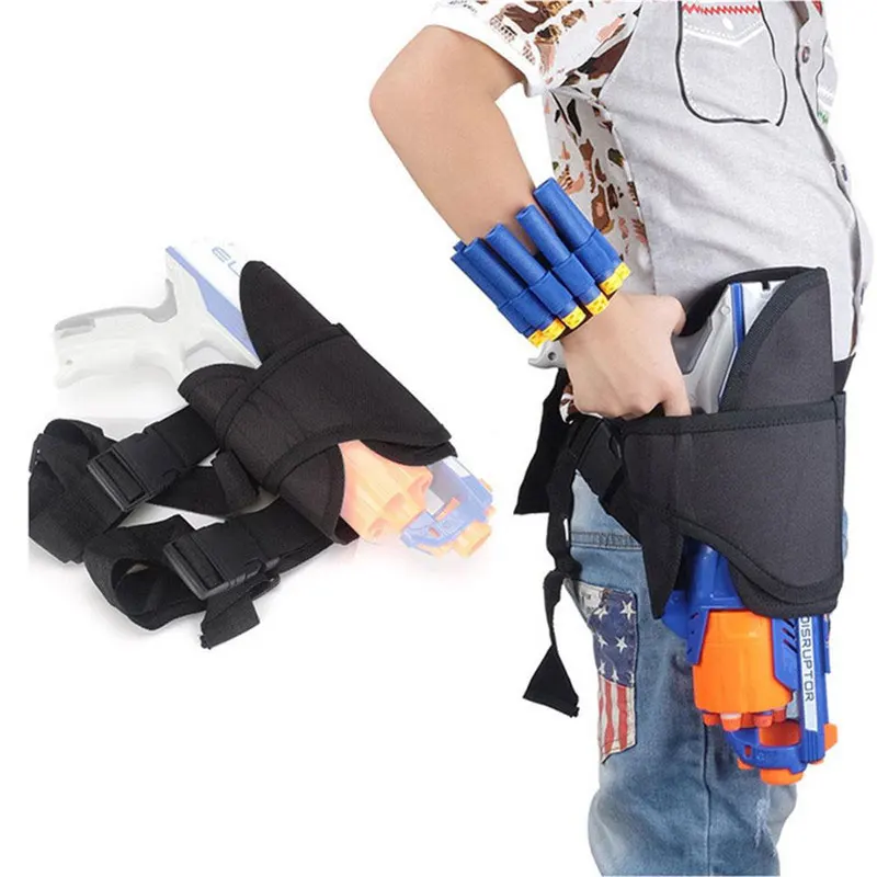 Игрушки пистолет пули мягкие дротики тактическая мишень карманные ноги сумка