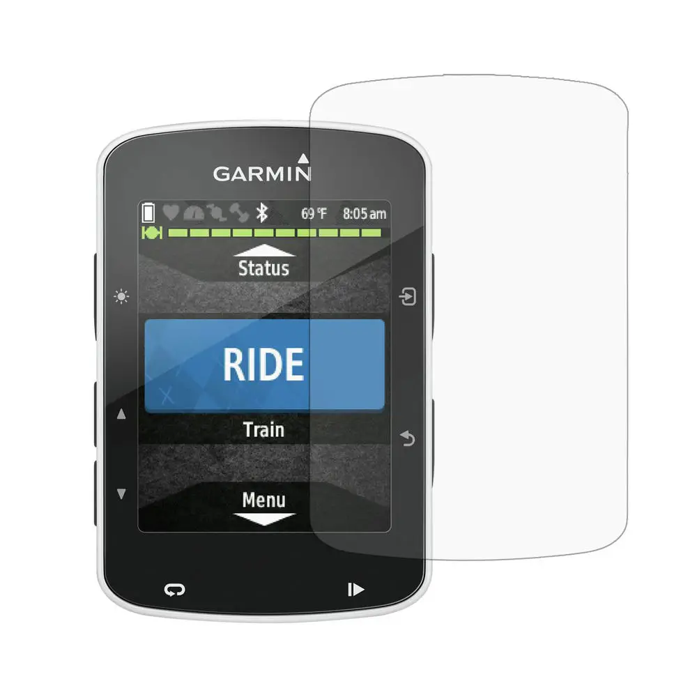 Силиконовый резиновый защитный чехол для велокомпьютера Garmin Edge 520 + Защитная