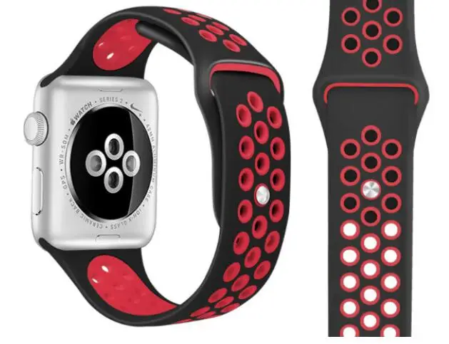 Гибкий Спортивный ремешок для Apple Watch, силиконовый ремешок серии 5/4/3/2/1 38 42 мм 40 мм 44 мм, браслет для iwatch 5 4 3 2 1