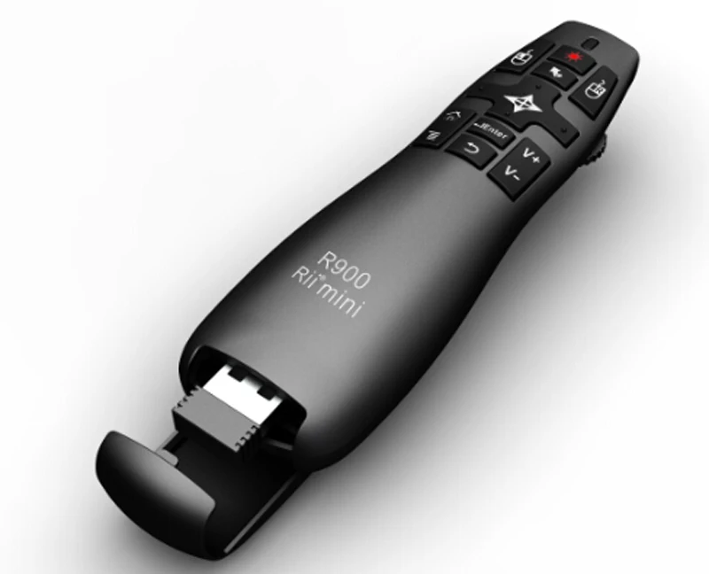 Rii R900 mini Гироскоп Беспроводная клавиатура с аэро маус и лазерной указкой для