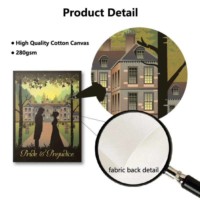 Книга гордости и предсказаний раньше подарки Джейн винтажное настенное