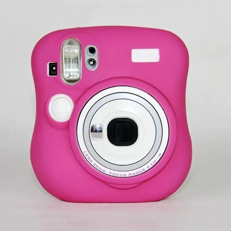 HAFEI вертикальный силиконовый чехол для камеры с автоспуском Fuji Fujifilm Instax Mini 25 |