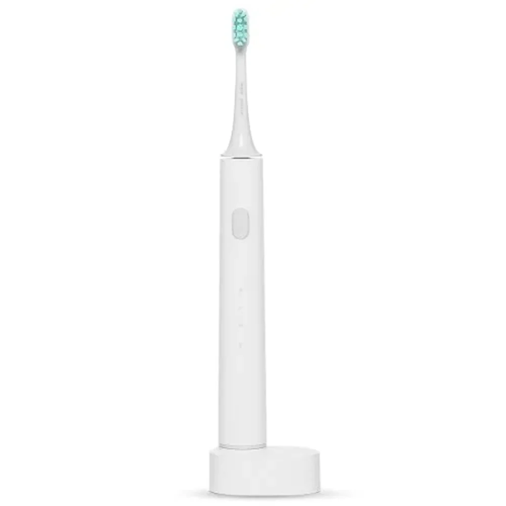 Белый Xiaomi Mijia звуковая электрическая зубная щетка с Bluetooth связь Беспроводная зарядка IPX7 водонепроницаемый управление приложением-обычная версия - Цвет: Белый
