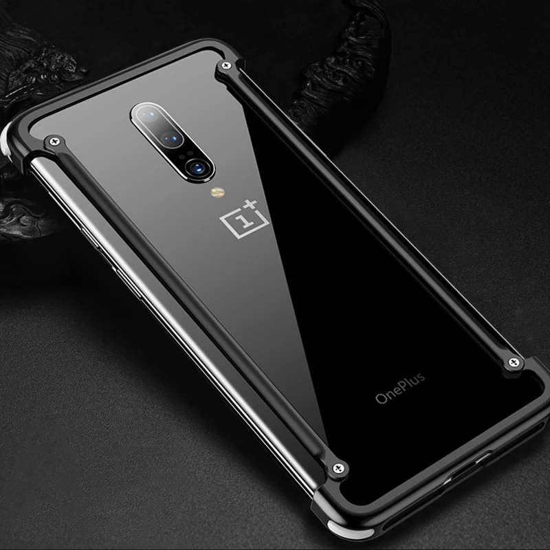 Оригинальный чехол Oatsbasf для OnePlus 7T 8 Pro тонкий алюминиевый металлический бампер 8/